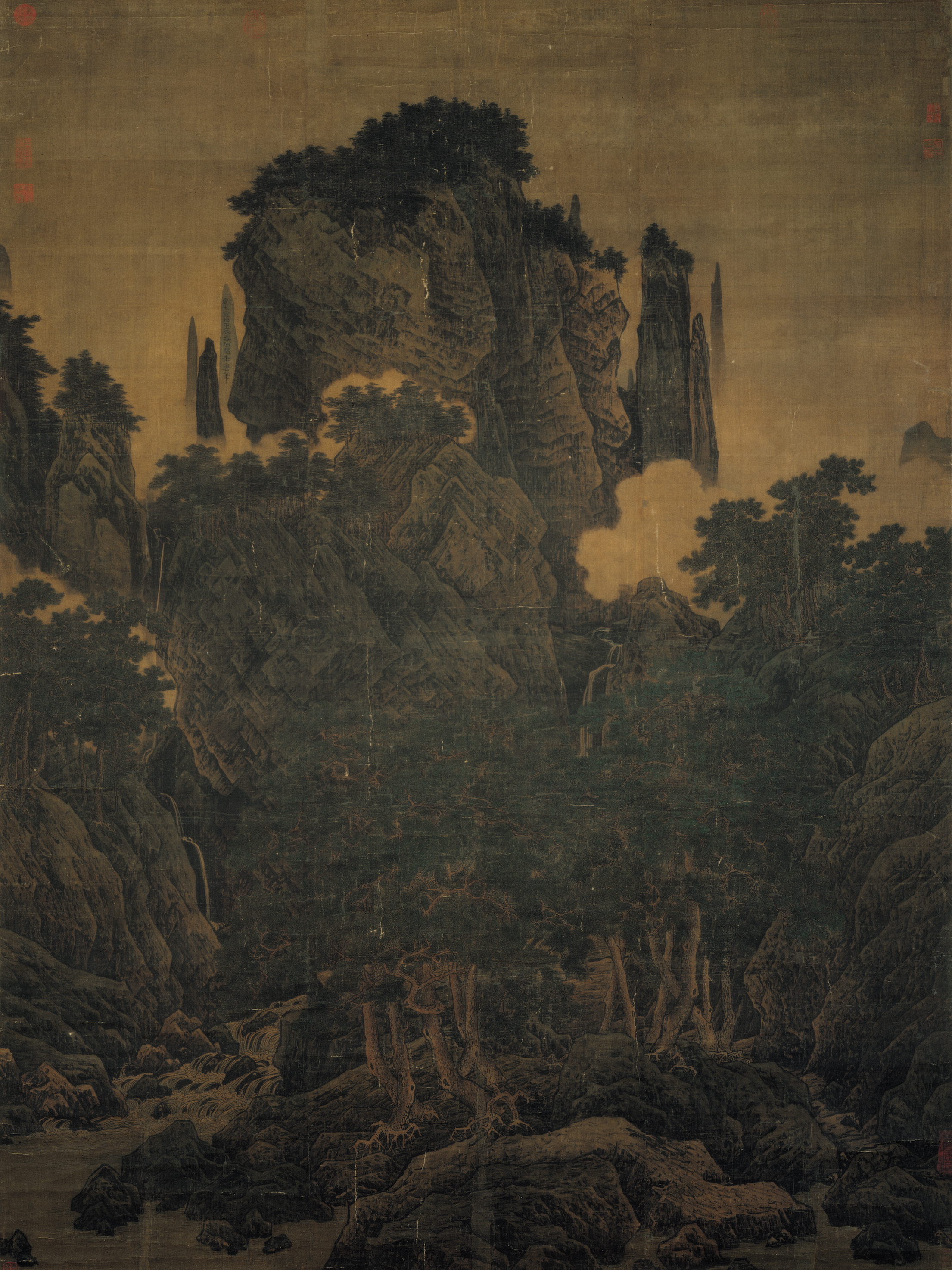 《万壑松风图》