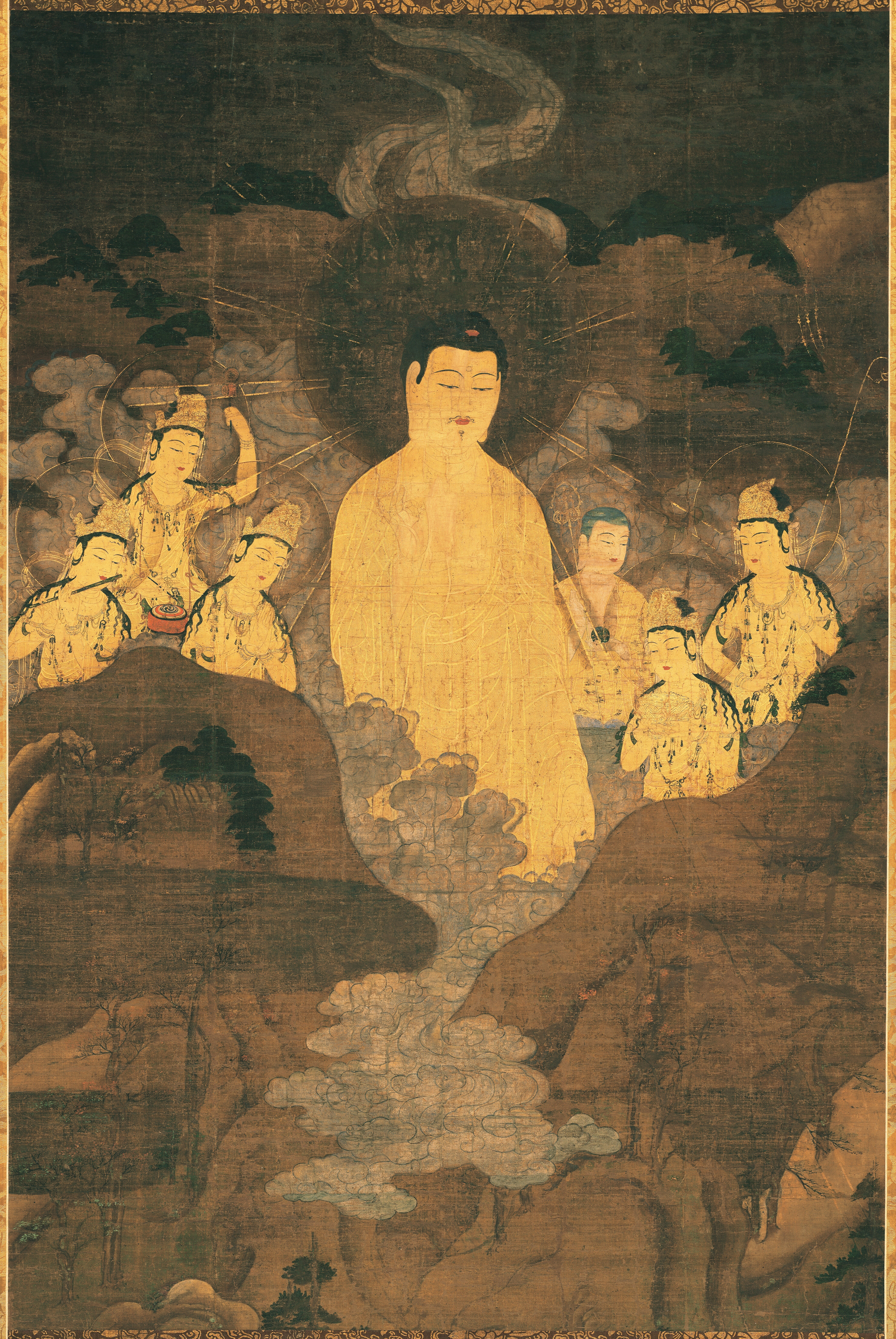 《山越阿弥陀图》