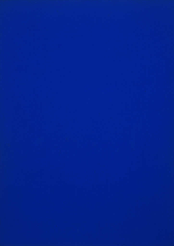 《蓝色单色画》