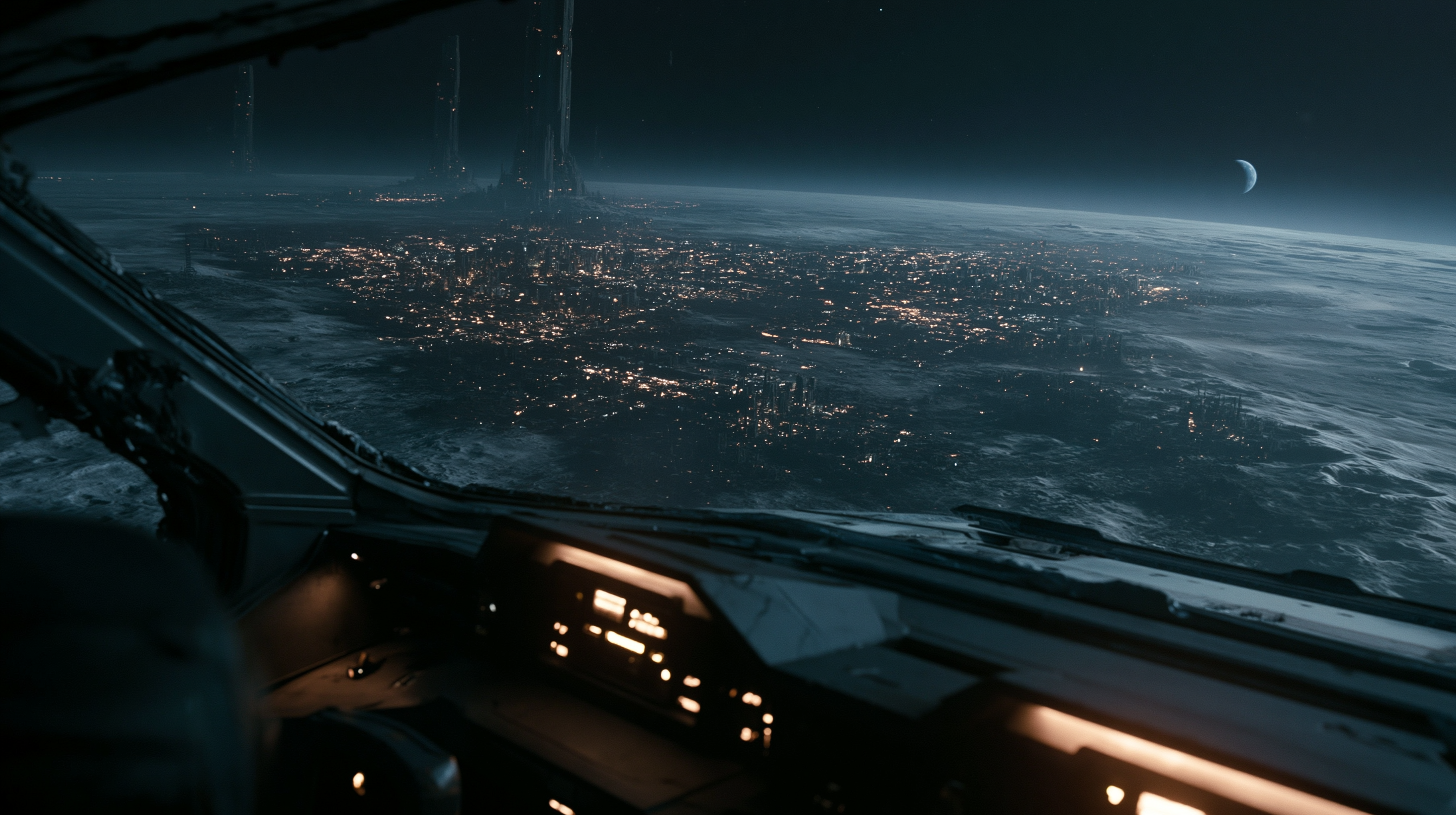AI Visual Worlds — LOW ORBIT, frame 85