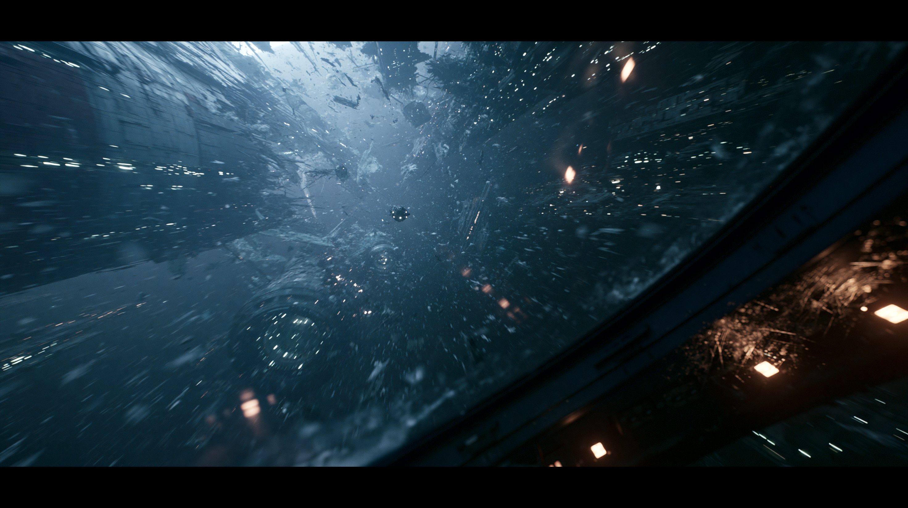 AI Visual Worlds — METROPOLIS ABOVE, frame 88